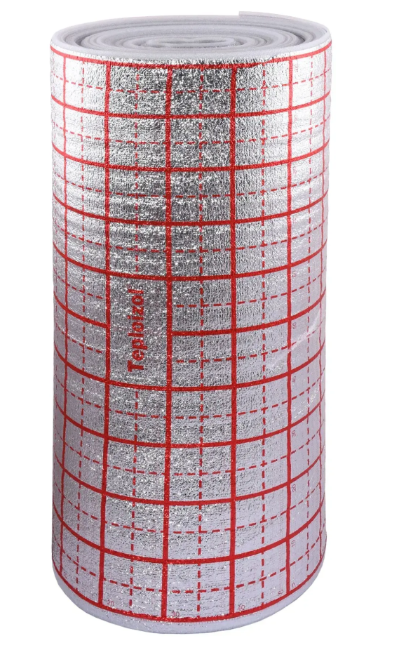 Полотно з розміткою 10,0 мм Теплоізол шир.-100 см