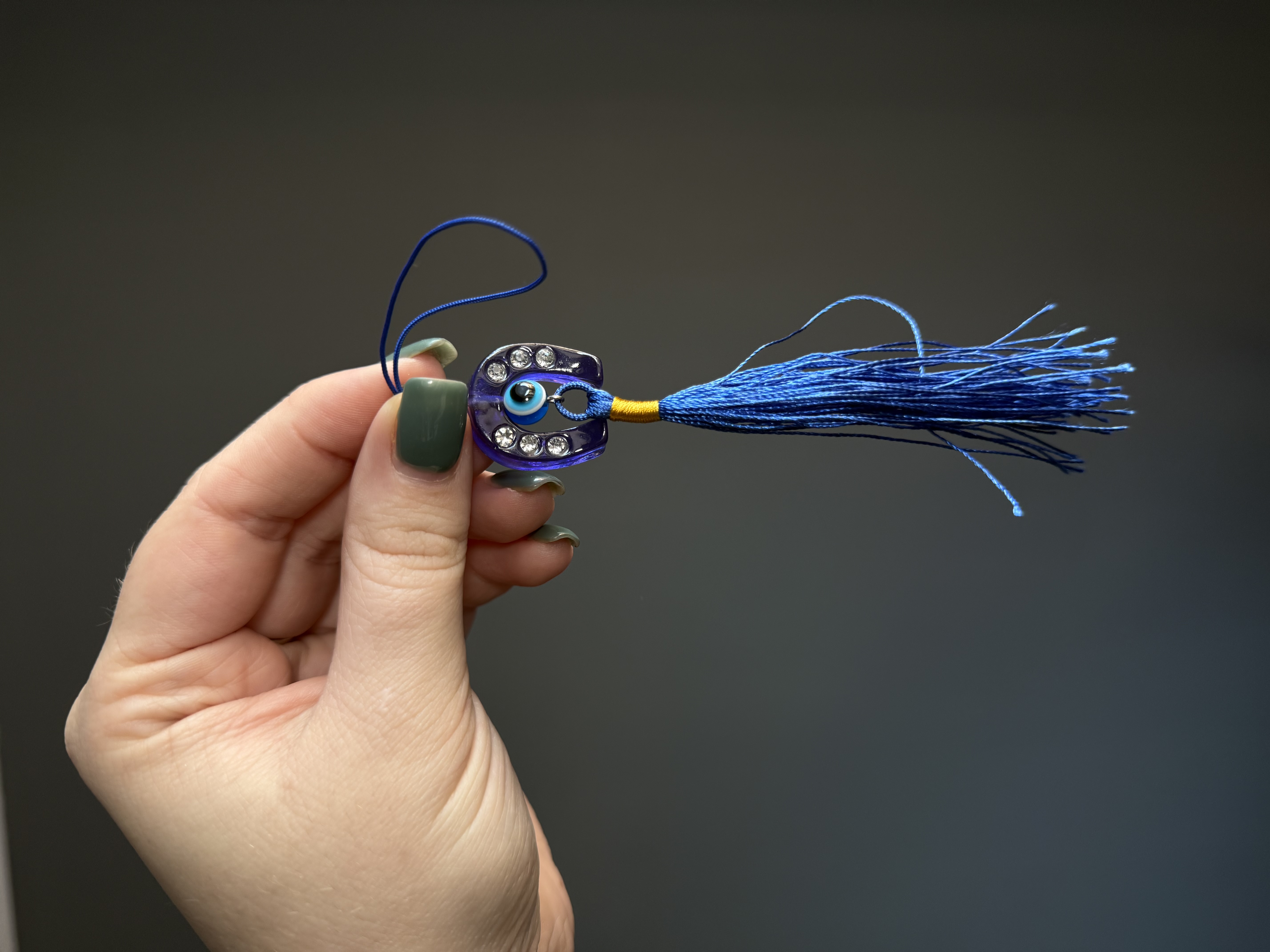 Підвіска-оберіг з оком та підковою