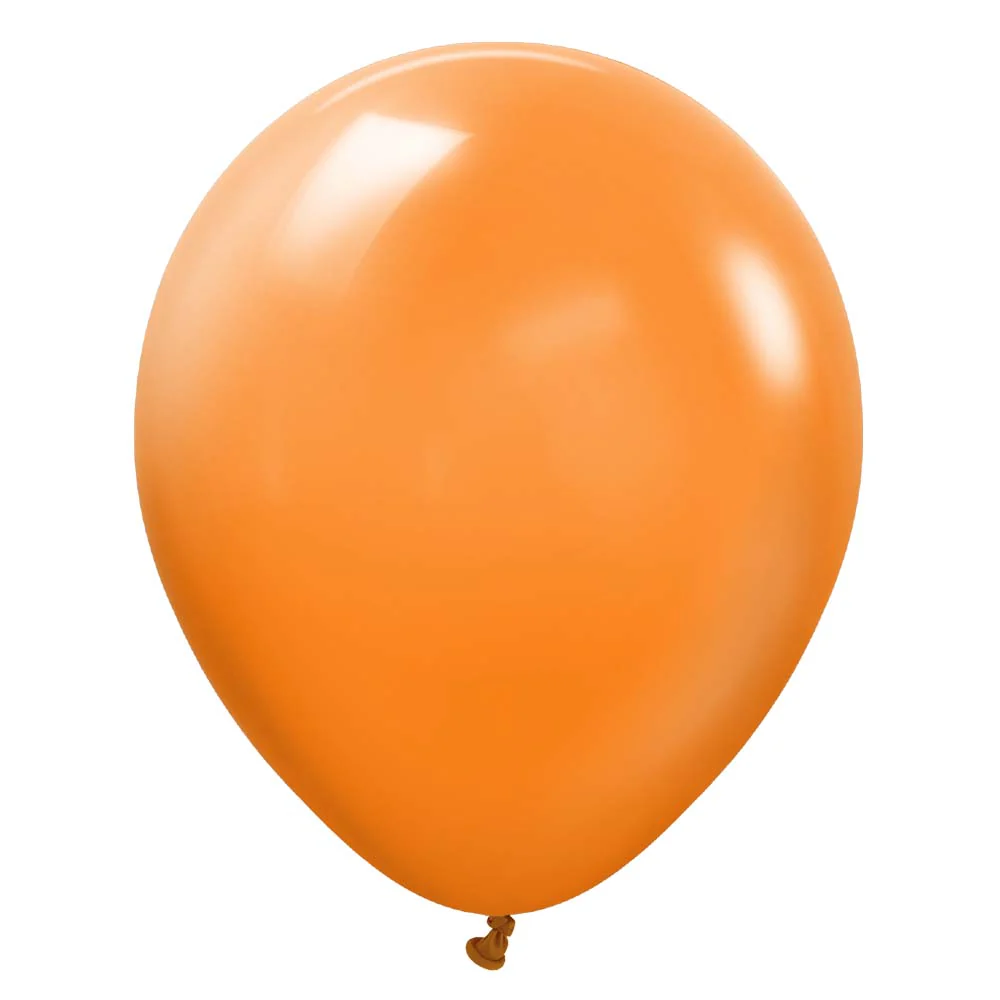 12-inch Standard orange latex helium balloon