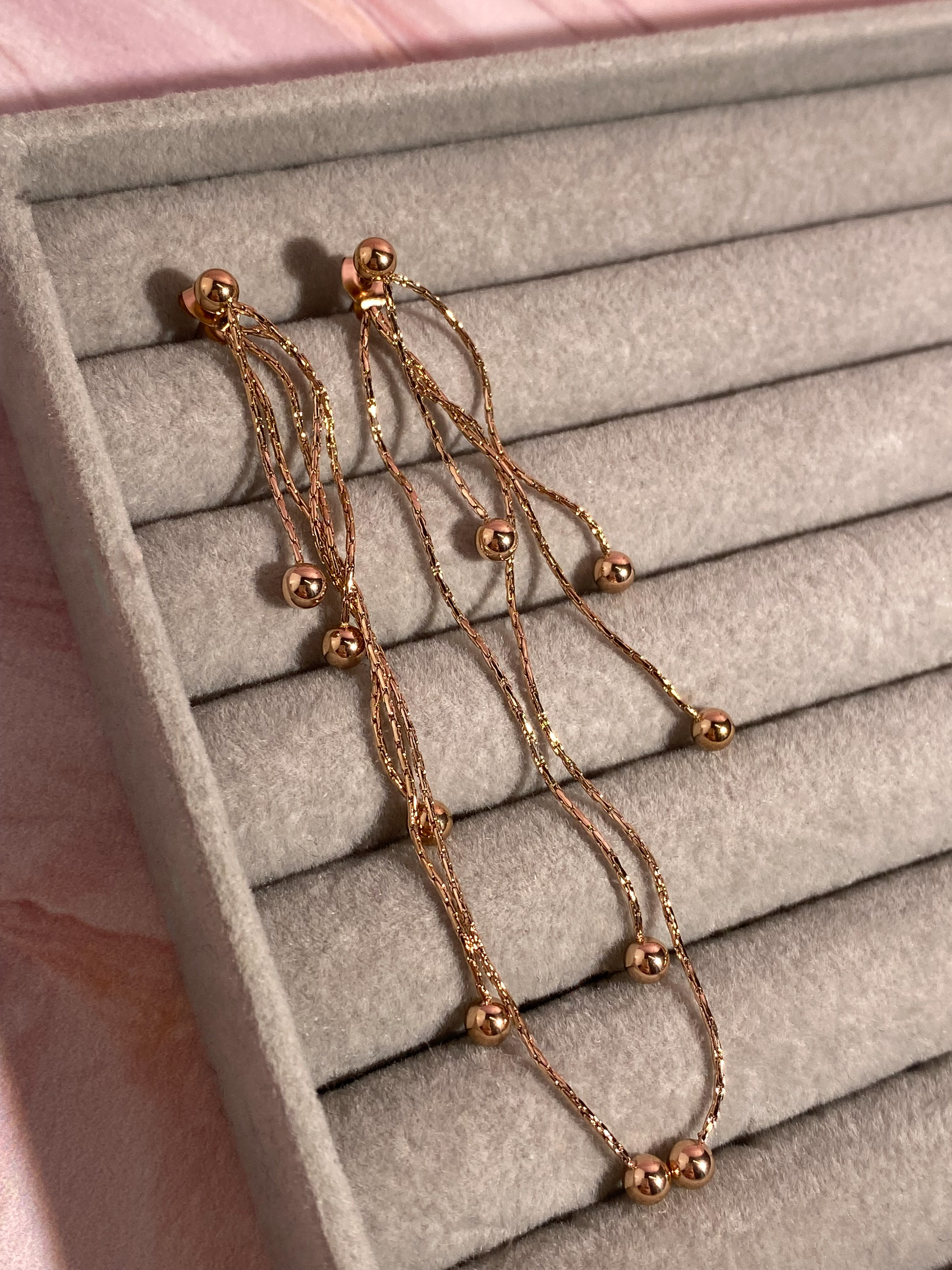 Сережки-пусети з кульками