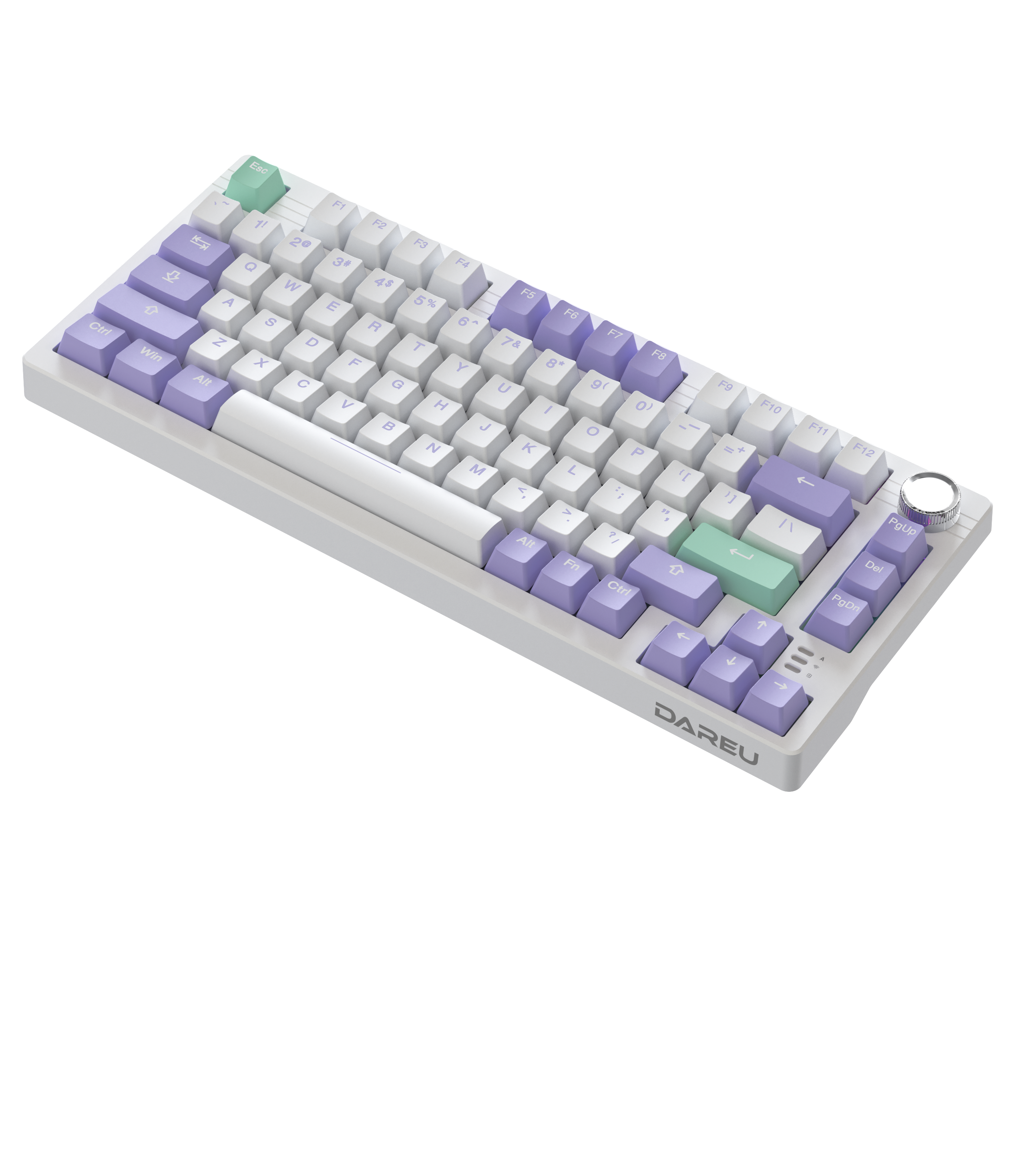 DAREU EK75 Pro White-purple (UA)