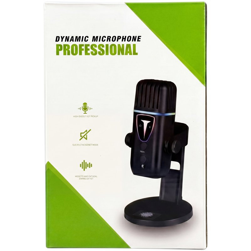 Мікрофон Professional RGB USB Black