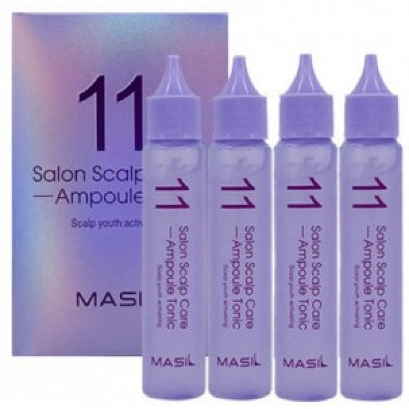 Освіжаючий тонік для шкіри голови Masil 11 Salon Scalp Care Ampoule Tonic 30 мл