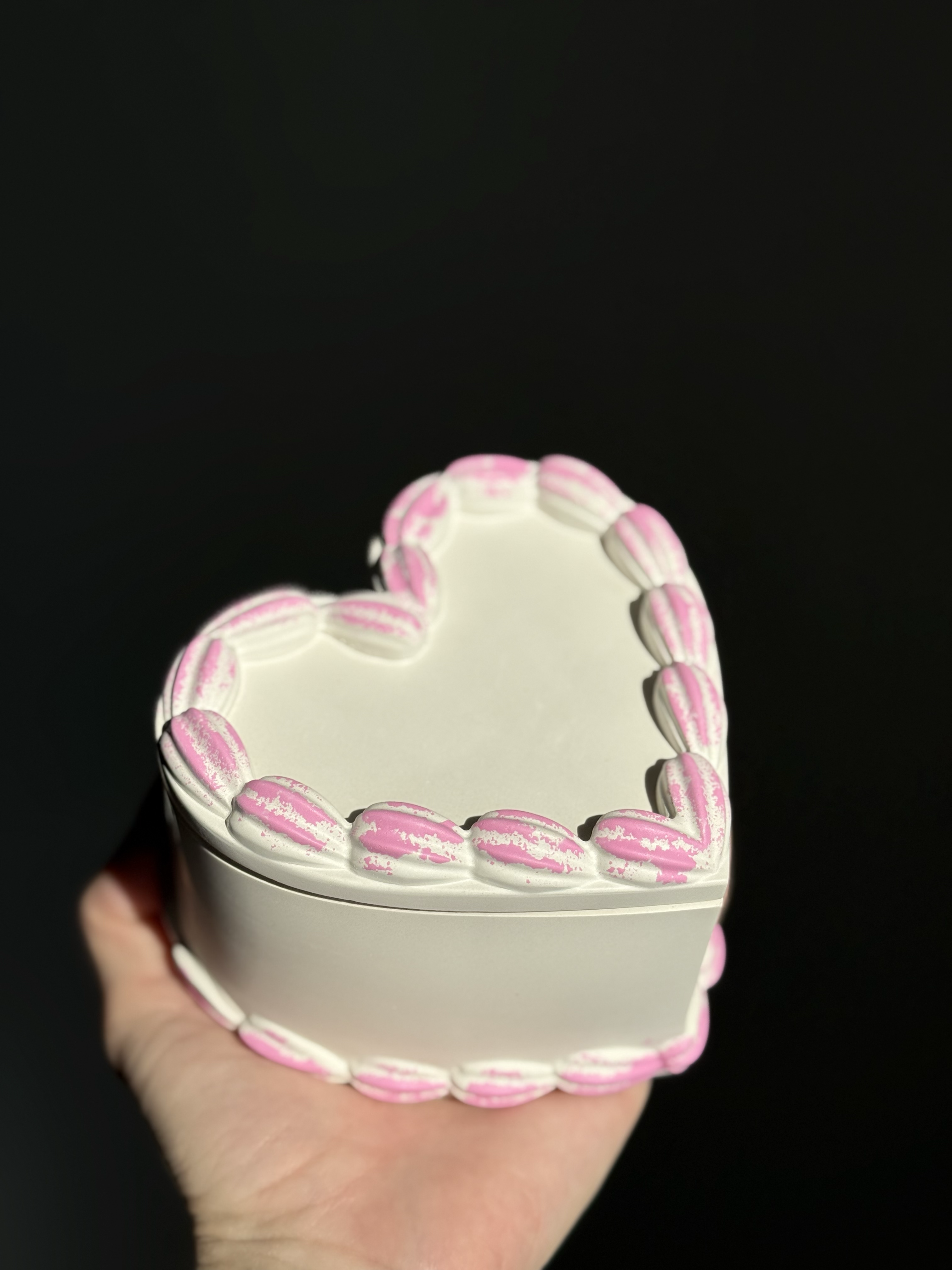 №1  "Cерце-тортик pink"з вашим таємним написом