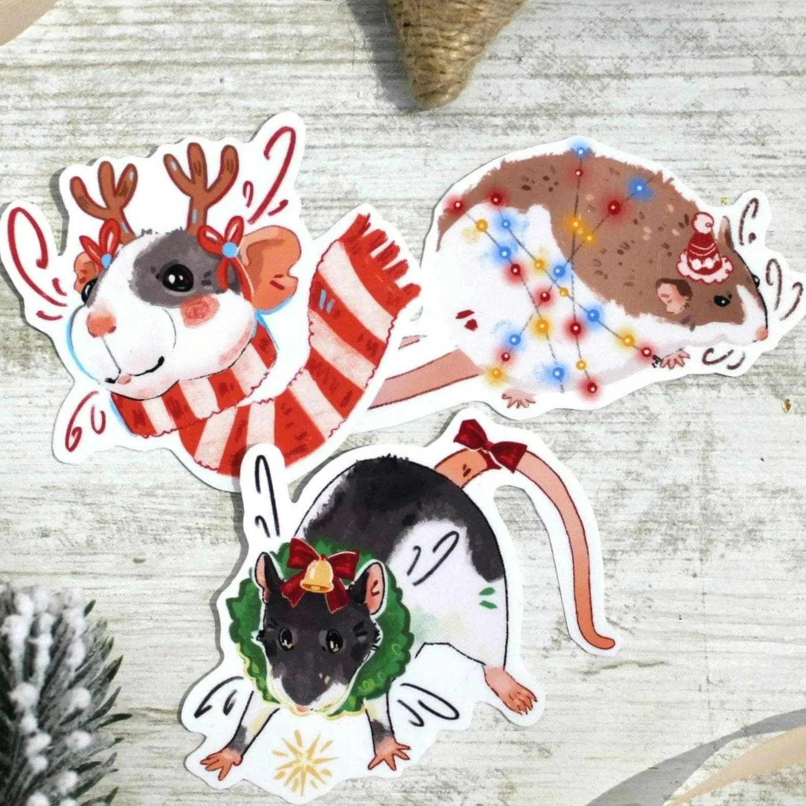 Новорічні наліпки