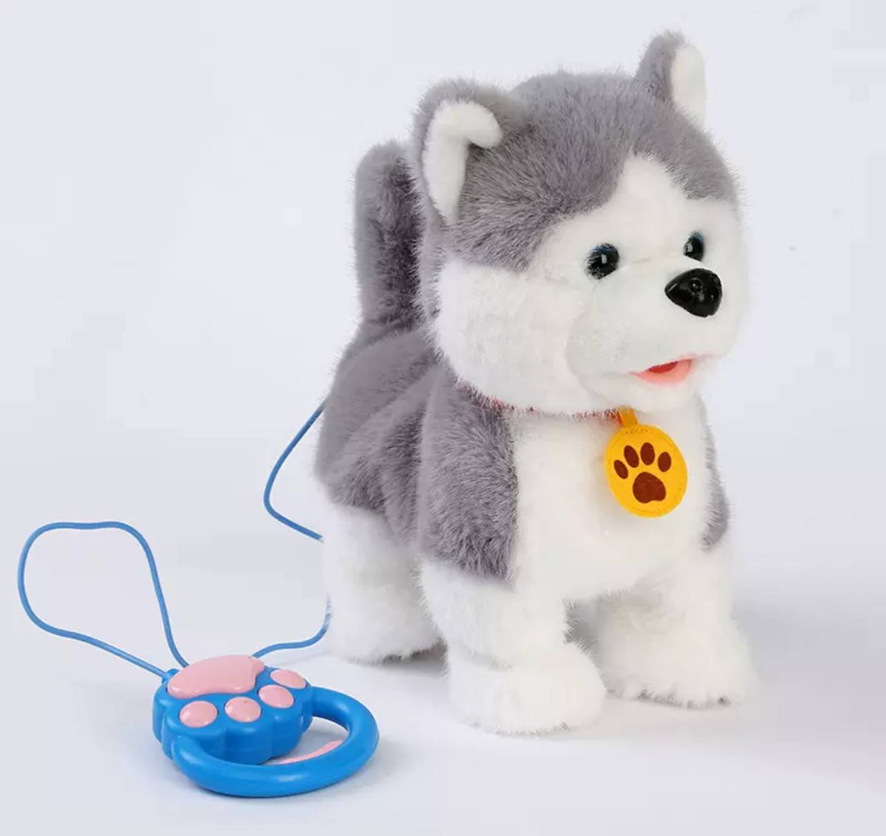 Інтерактивна собака на повідку, Хаскі