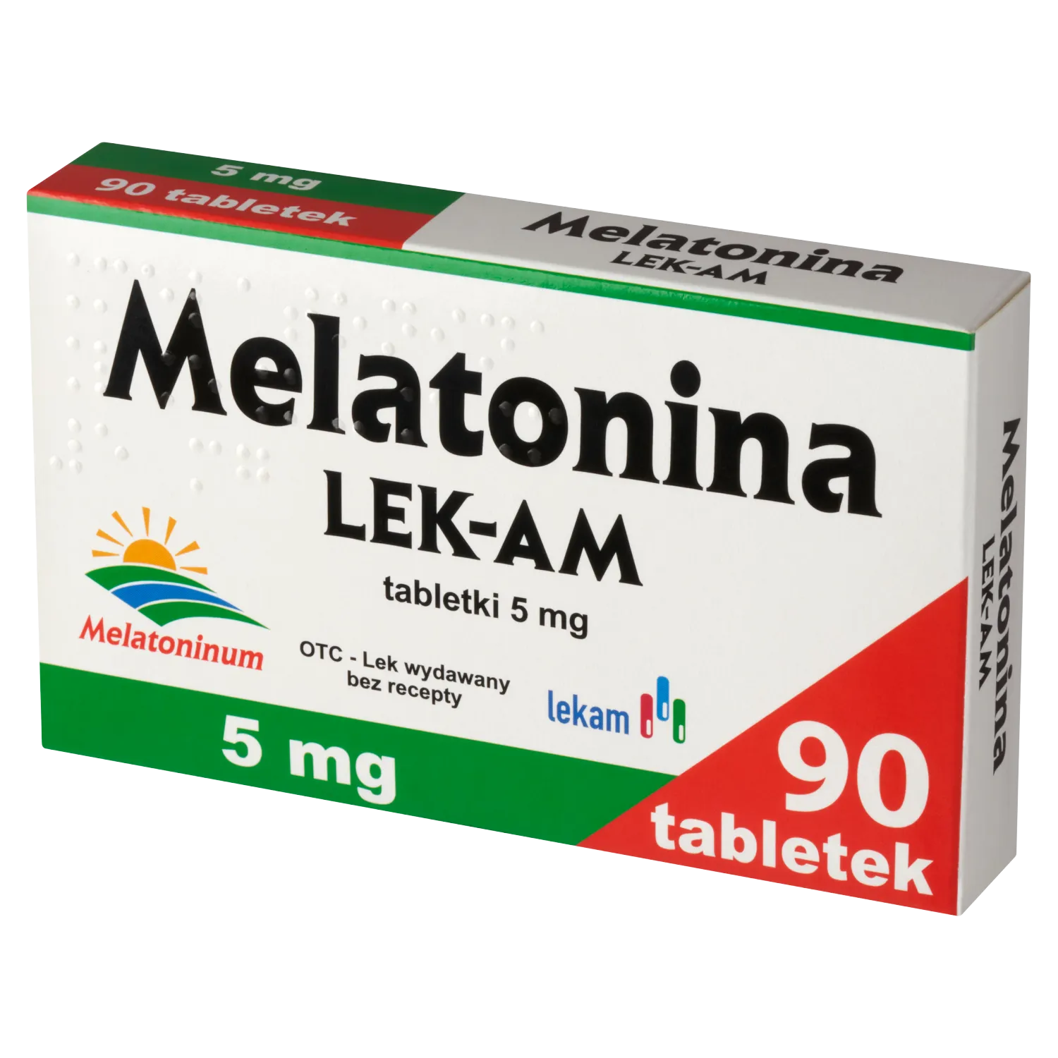 Мелатонін регулятор сну від LEK-AM 5 мг - 90 таблеток