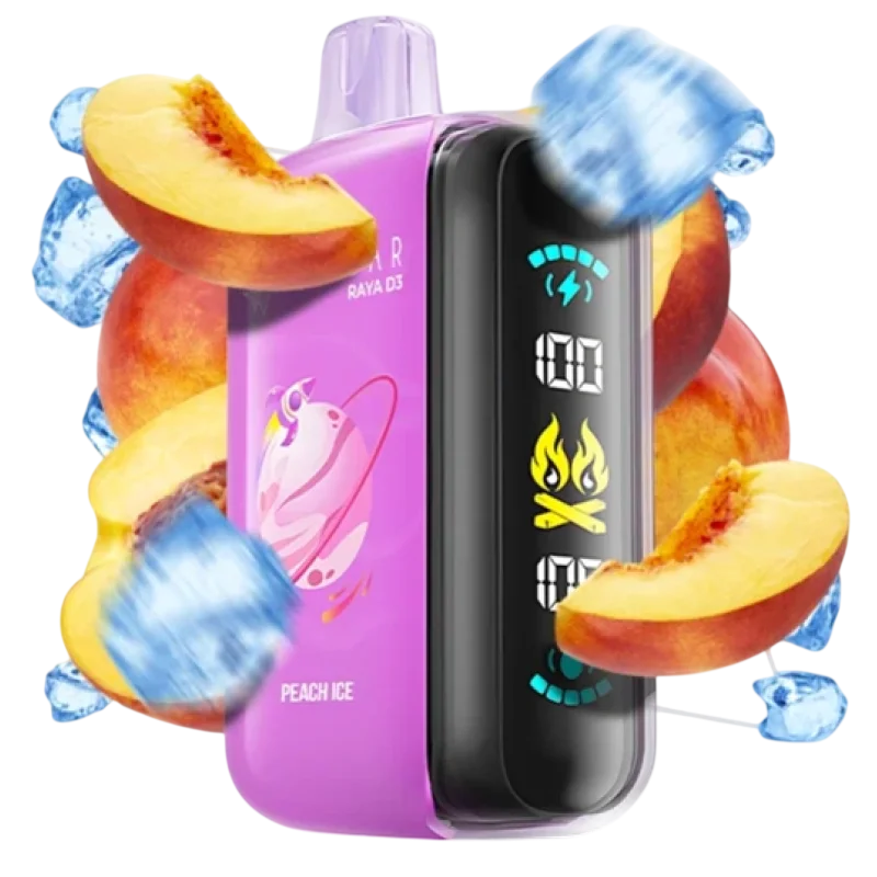 Ельф RAYA D3 25000 Peach Ice (Персик лід)