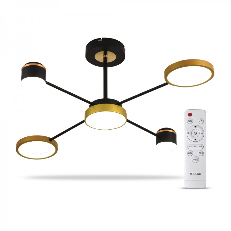 Світлодіодна люстра з пультом Ardero AL6120ARD STORIA 41W