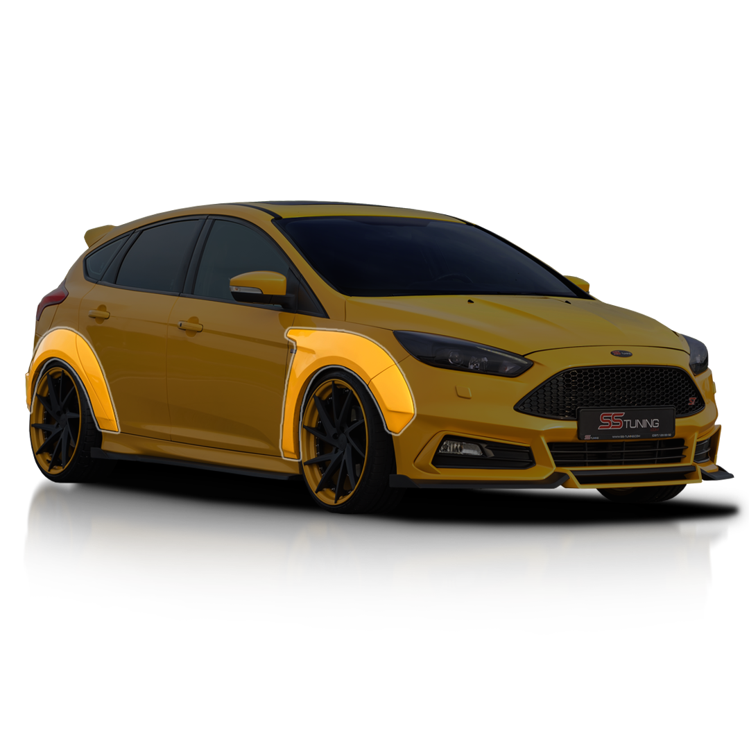 Ford Focus ST Hatchback Facelift Fender Flares