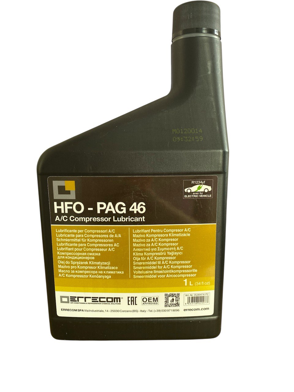 Errecom HFO PAG 46 Масло компресорне