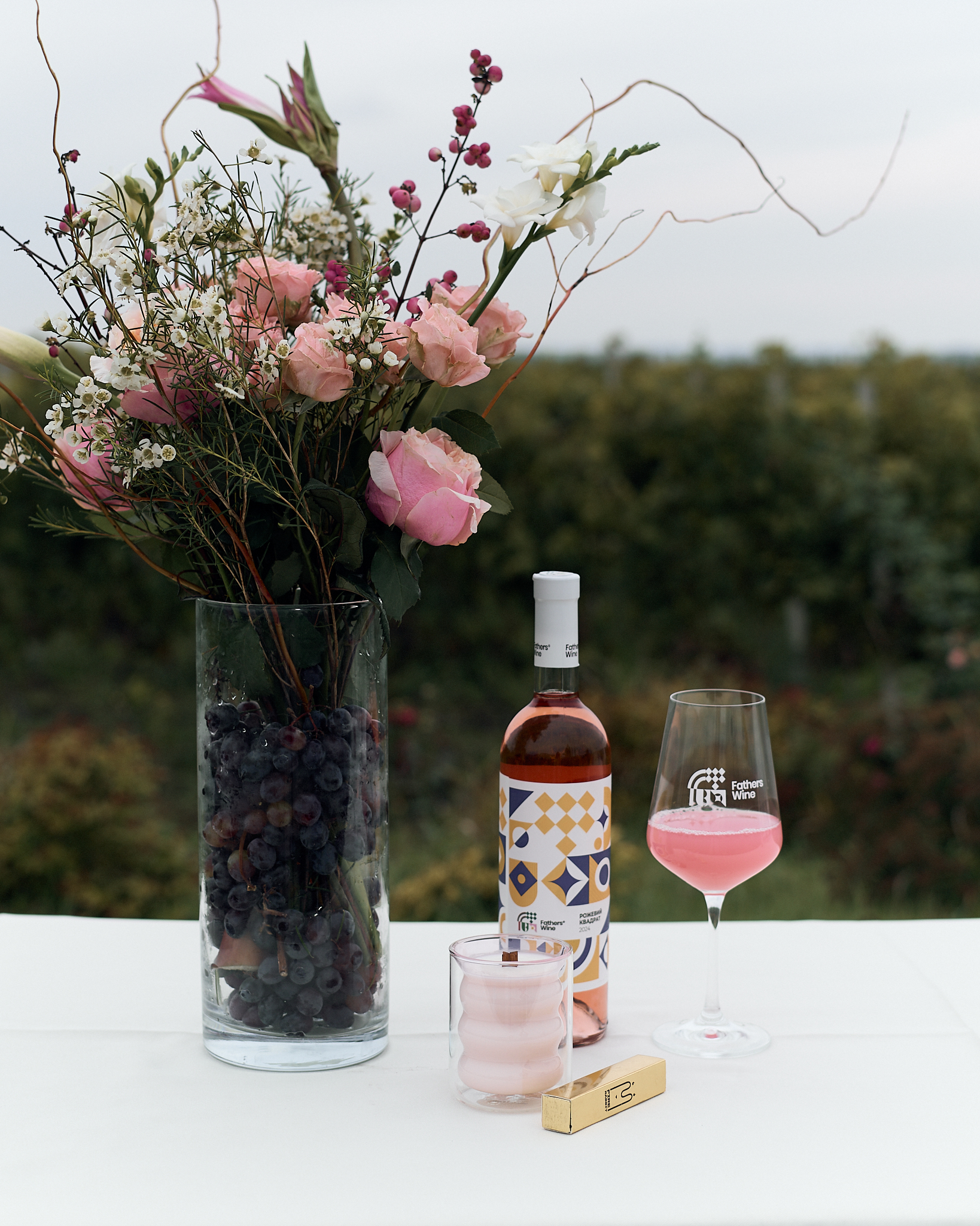Ароматична свічка Father’s Wine × Fire Rabbit