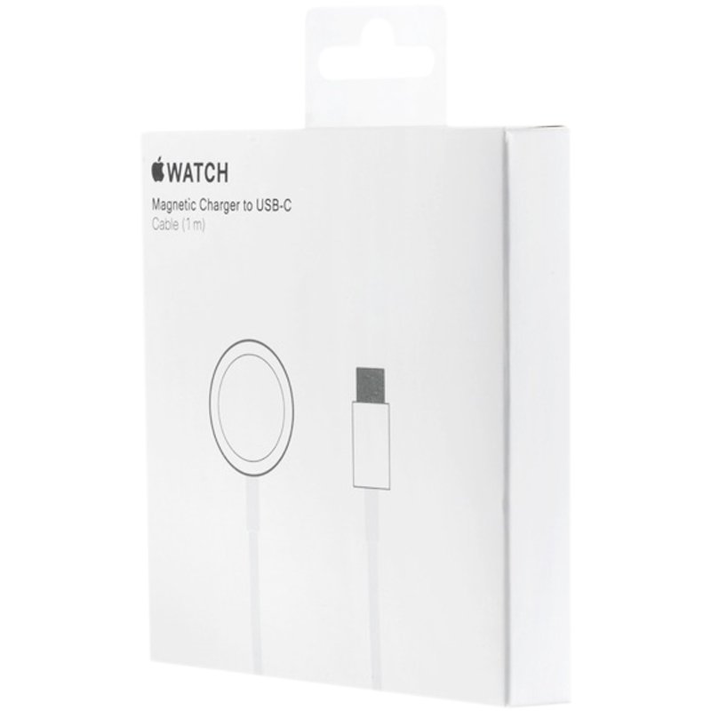 Бездротовий зарядний пристрій Apple Watch Magnetic Fast Charger to USB-C cable (1 m) White