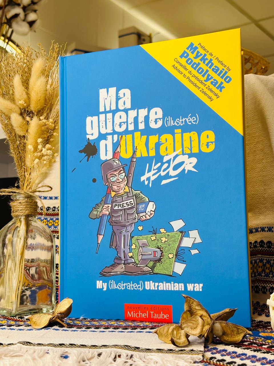 Книга «Ma guerre d’Ukraine» – Гектор | Le livre « Ma guerre d’Ukraine » – Hector.