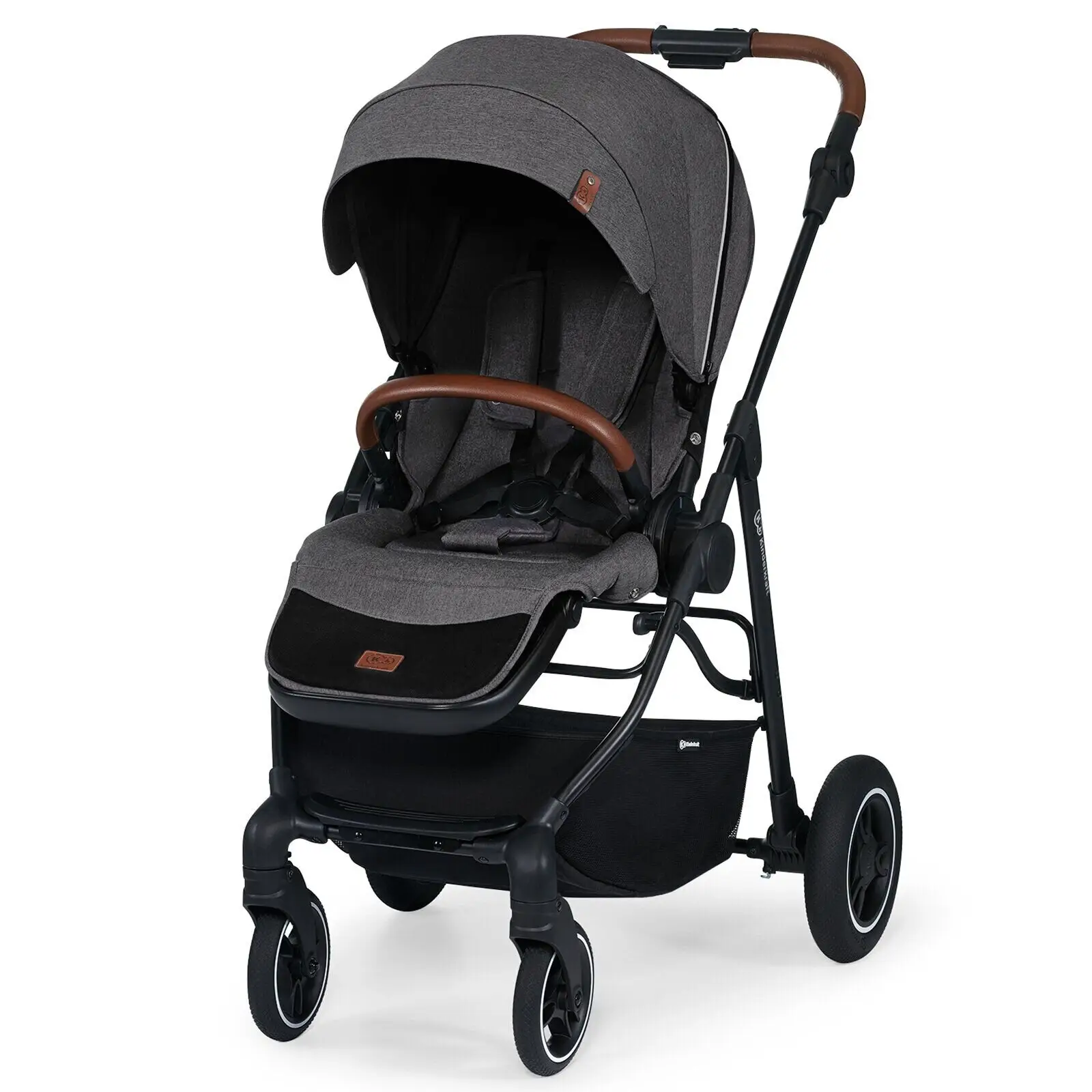 Прогулянкова коляска Kinderkraft All Road Ash Gray