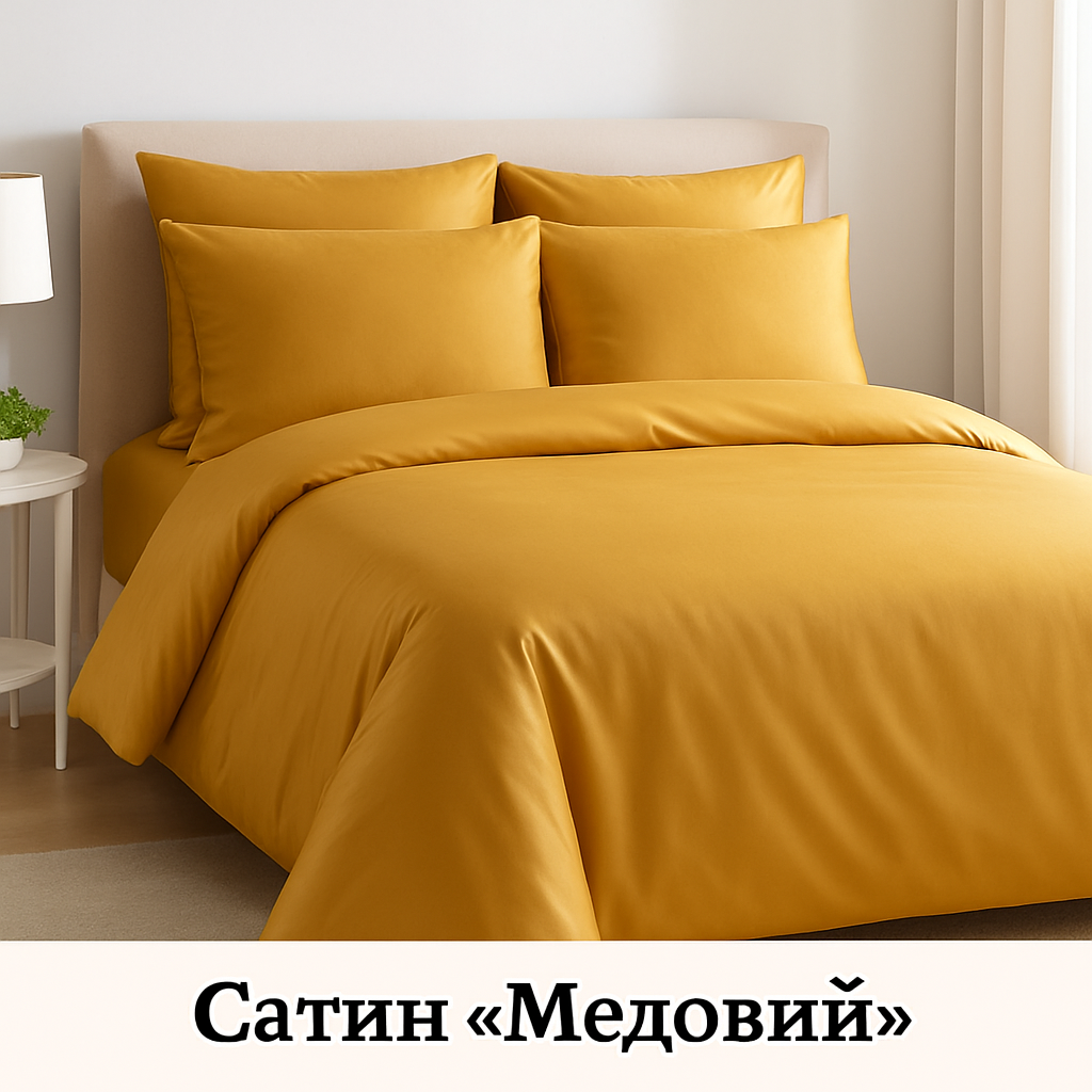 Постільна білизна сатін "Медовий сон"