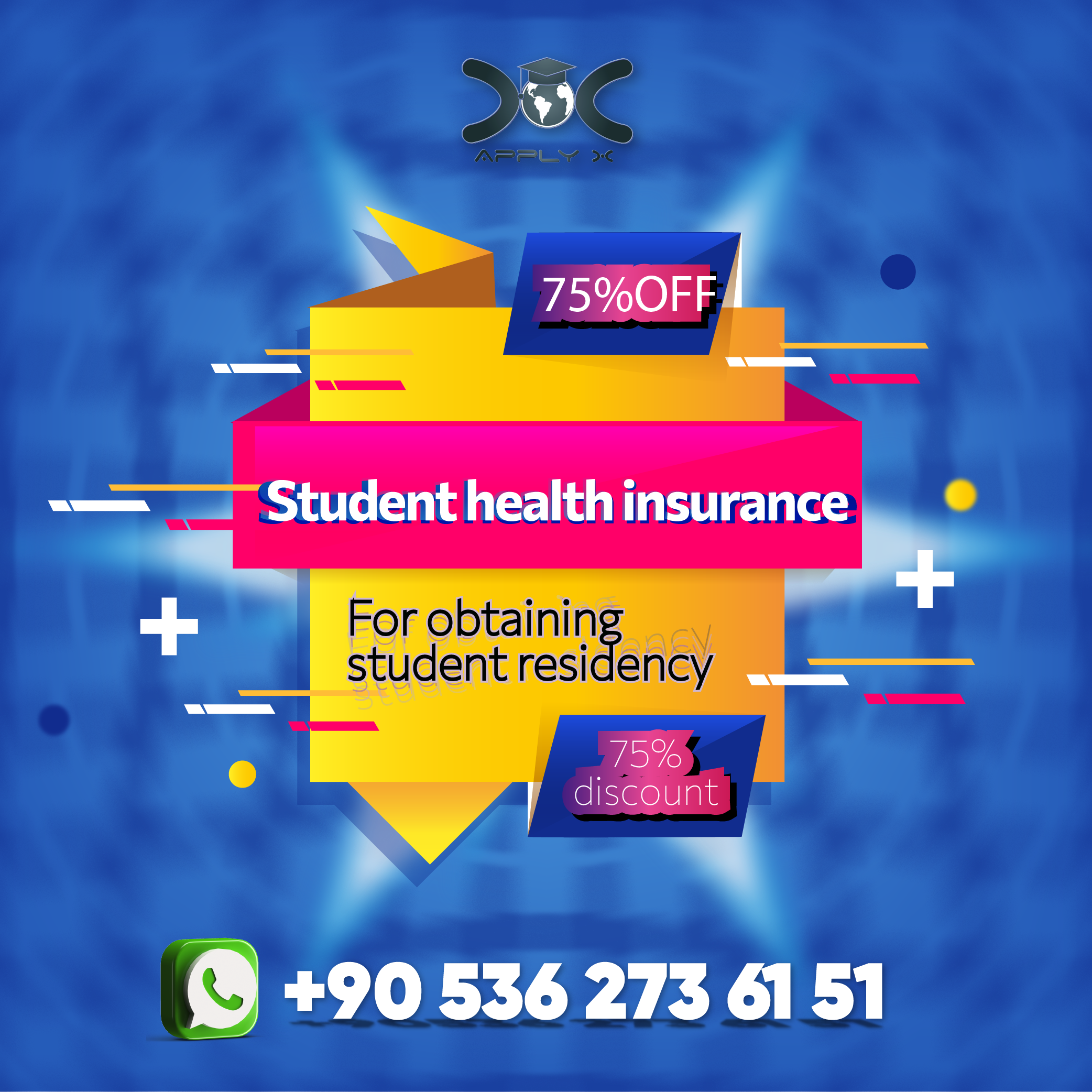 Health insurance for Turkey residency (Sigorta for ikamet) up to 80% discount.