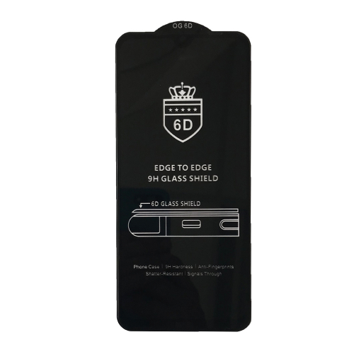 Захисне скло 6D Anti-static for Xiaomi Redmi Note 8T чорне тех. пак.