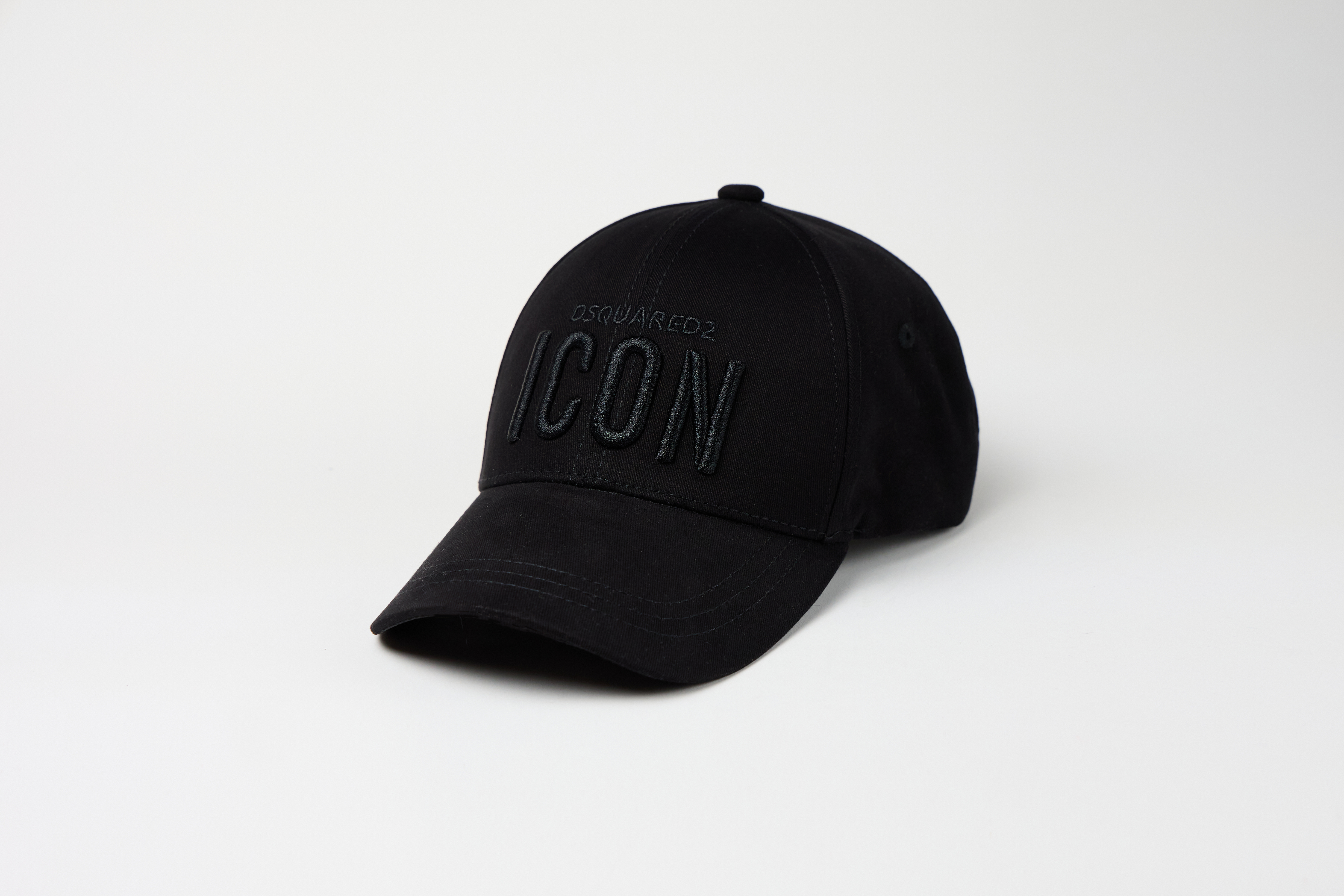 Бейсболка Вишивка Чорна Лого Dsquared2 Icon Копія