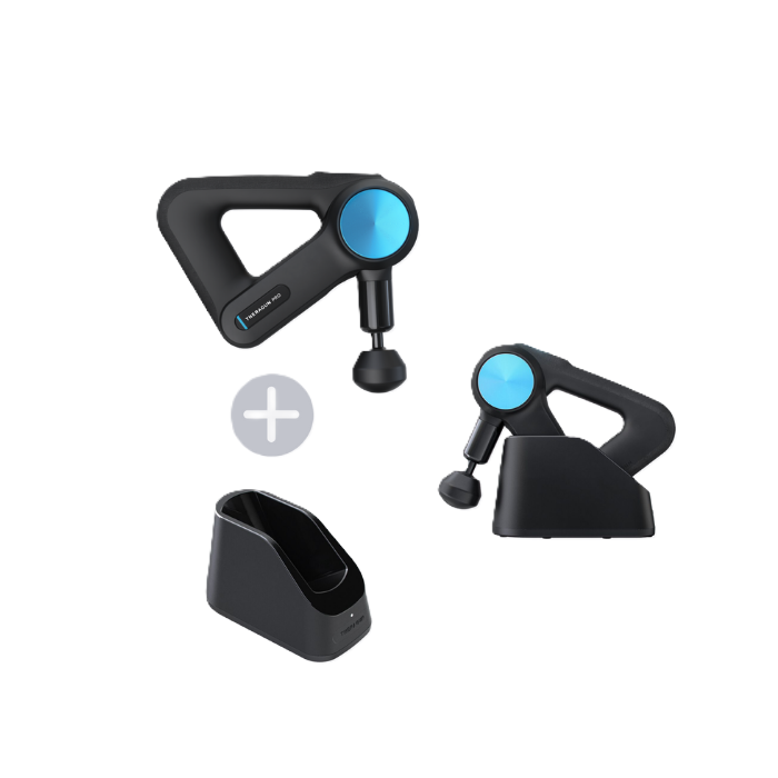 Комплект Перкусійний масажер Theragun PRO 5 покоління + Зарядний модуль PRO