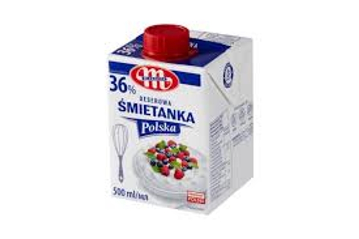 Вершки Mlekovita  Smietanka 36% 0,5л