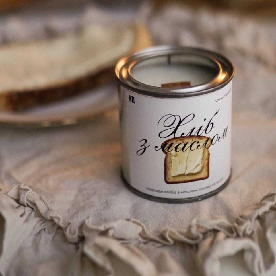 ХЛІБ З МАСЛОМ - соєва свічка