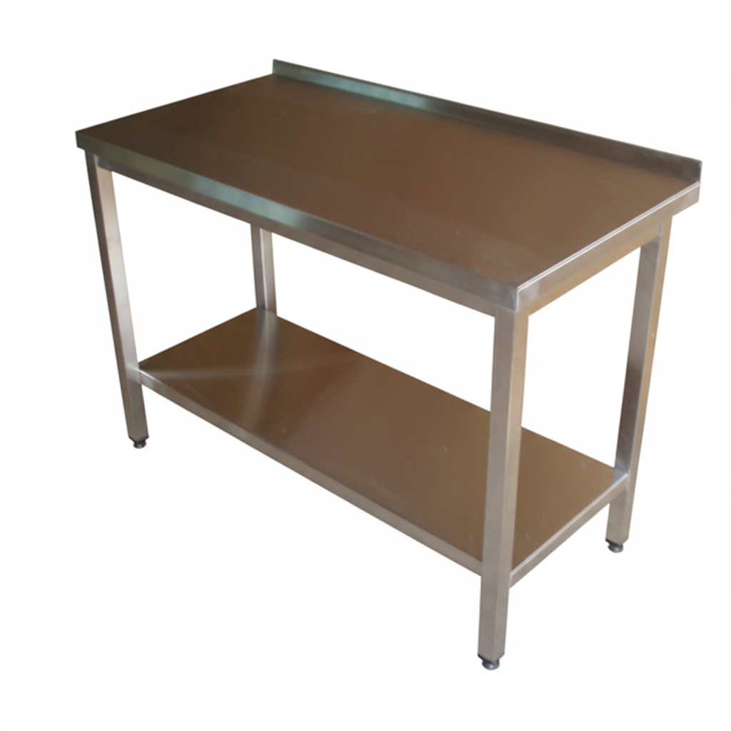 Стіл виробничий з нержавіючої сталі 1000х600х850