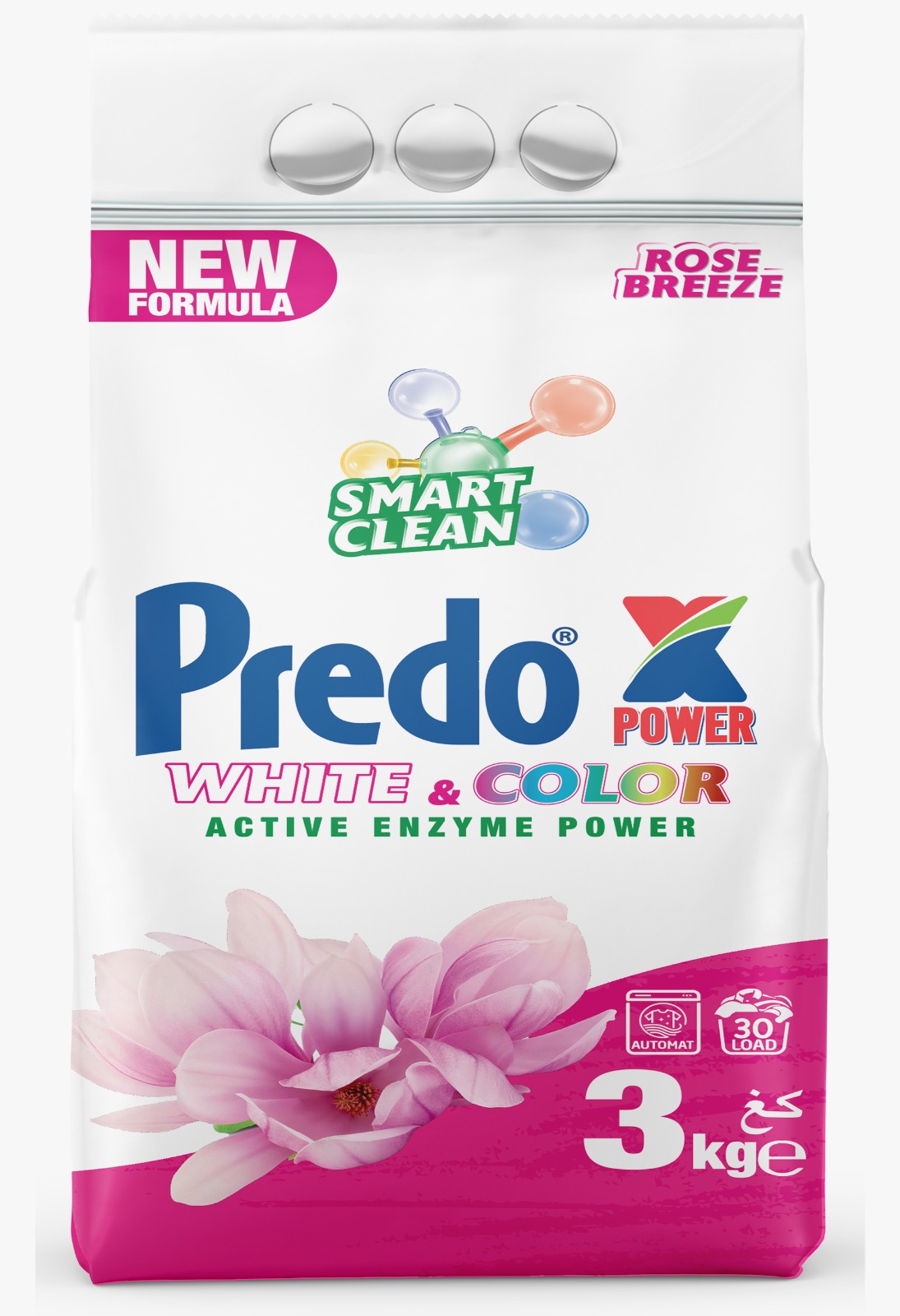 Predo Power White & Color Rose Breeze 3 kg