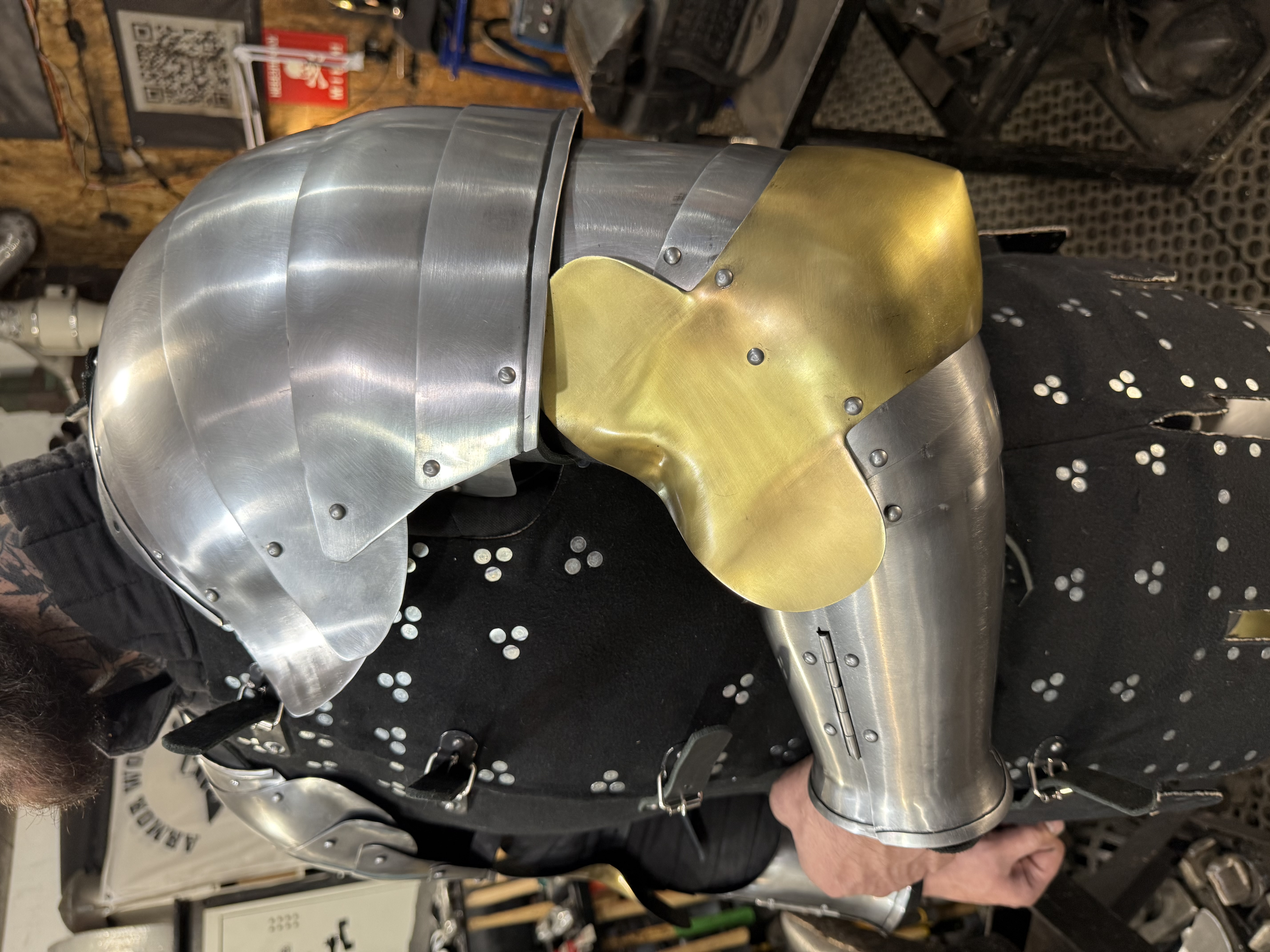 Full armor arms “ brass elbow style”
