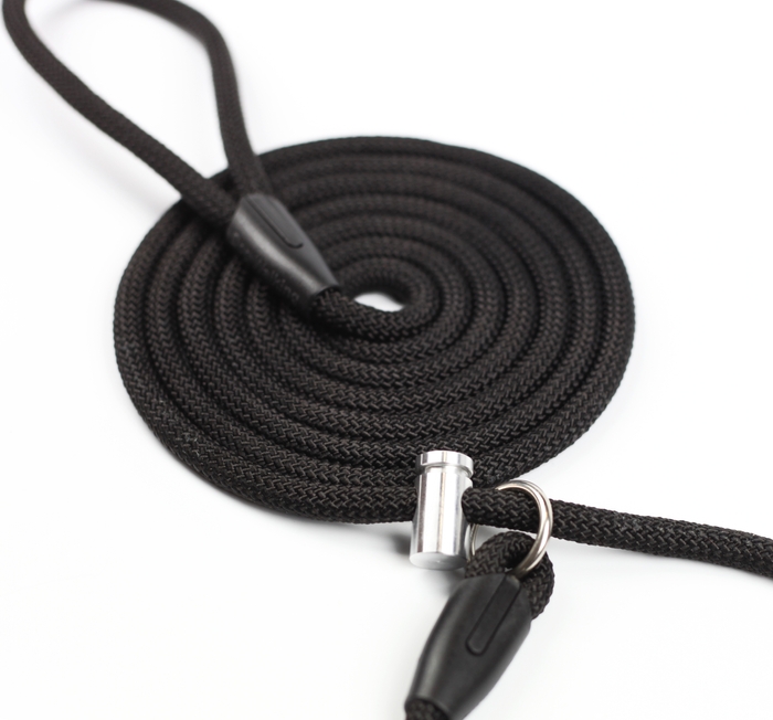 Повідець контролер Dog Walking CONTROL LEASH для вигулу та дресирування собак 10 мм 3 м чорний