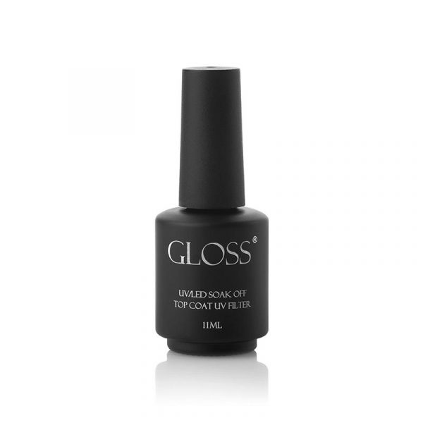 Топ із UV-фільтром GLOSS Top Coat UV Filter, 11 мл