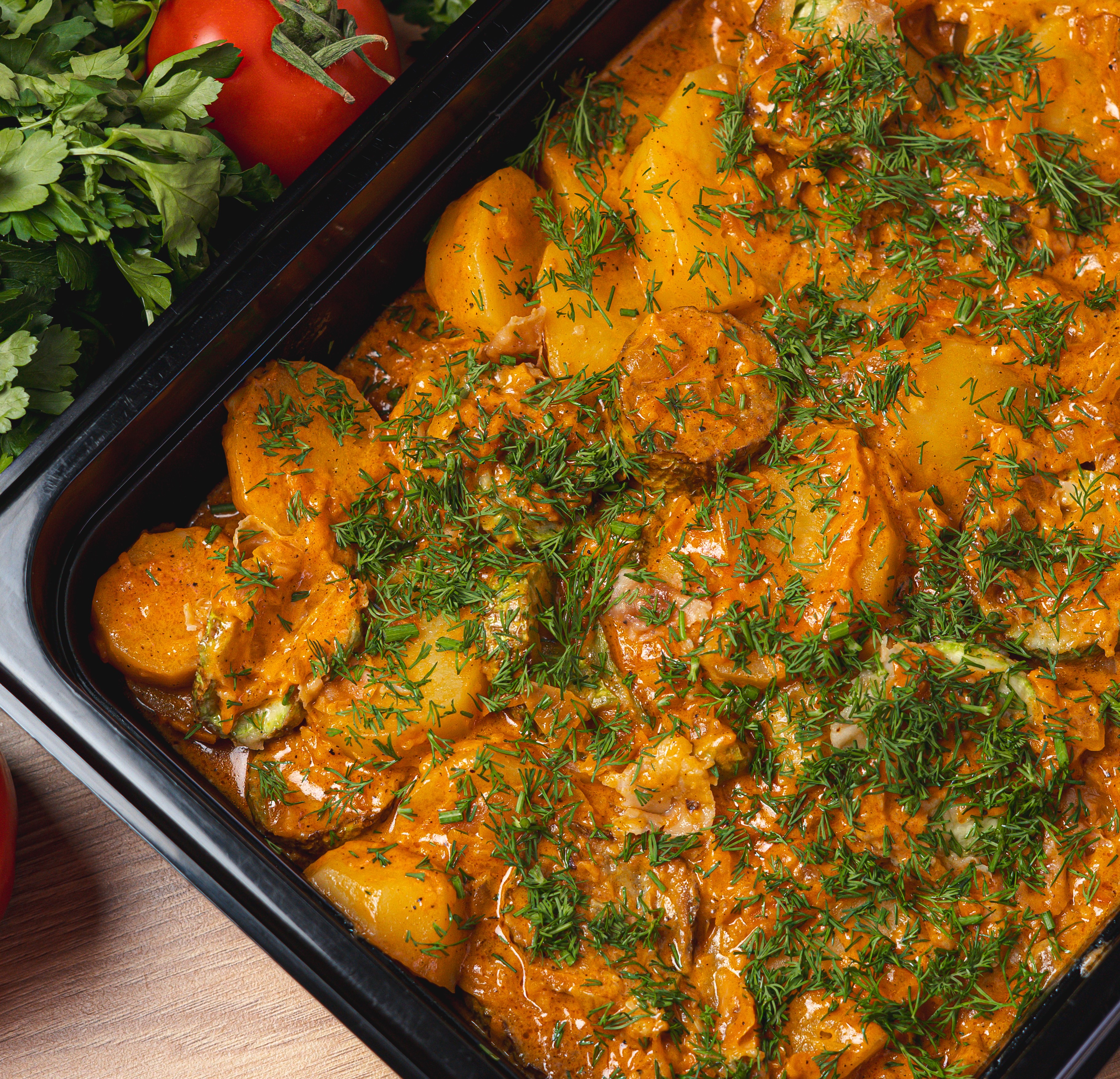 Рагу з картоплі та кабачків