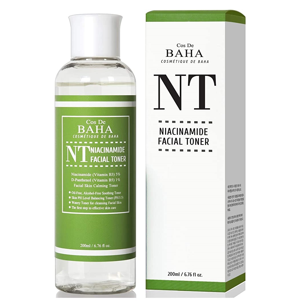 Тонер для проблемної шкіри з ніацинамідом Cos De Baha Niacinamide Toner (NT) 200 ml