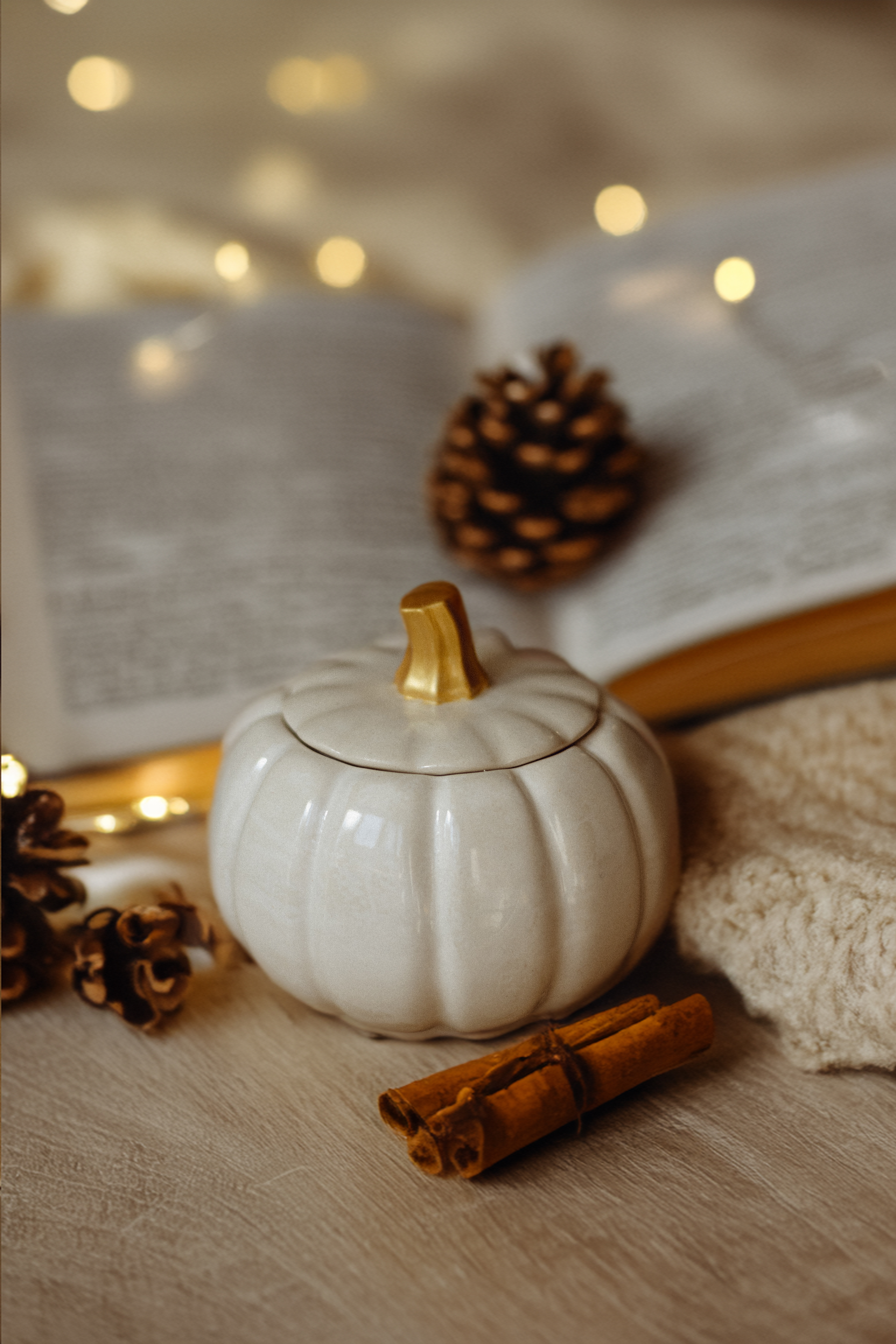 Свічка "Гарбуз білий"