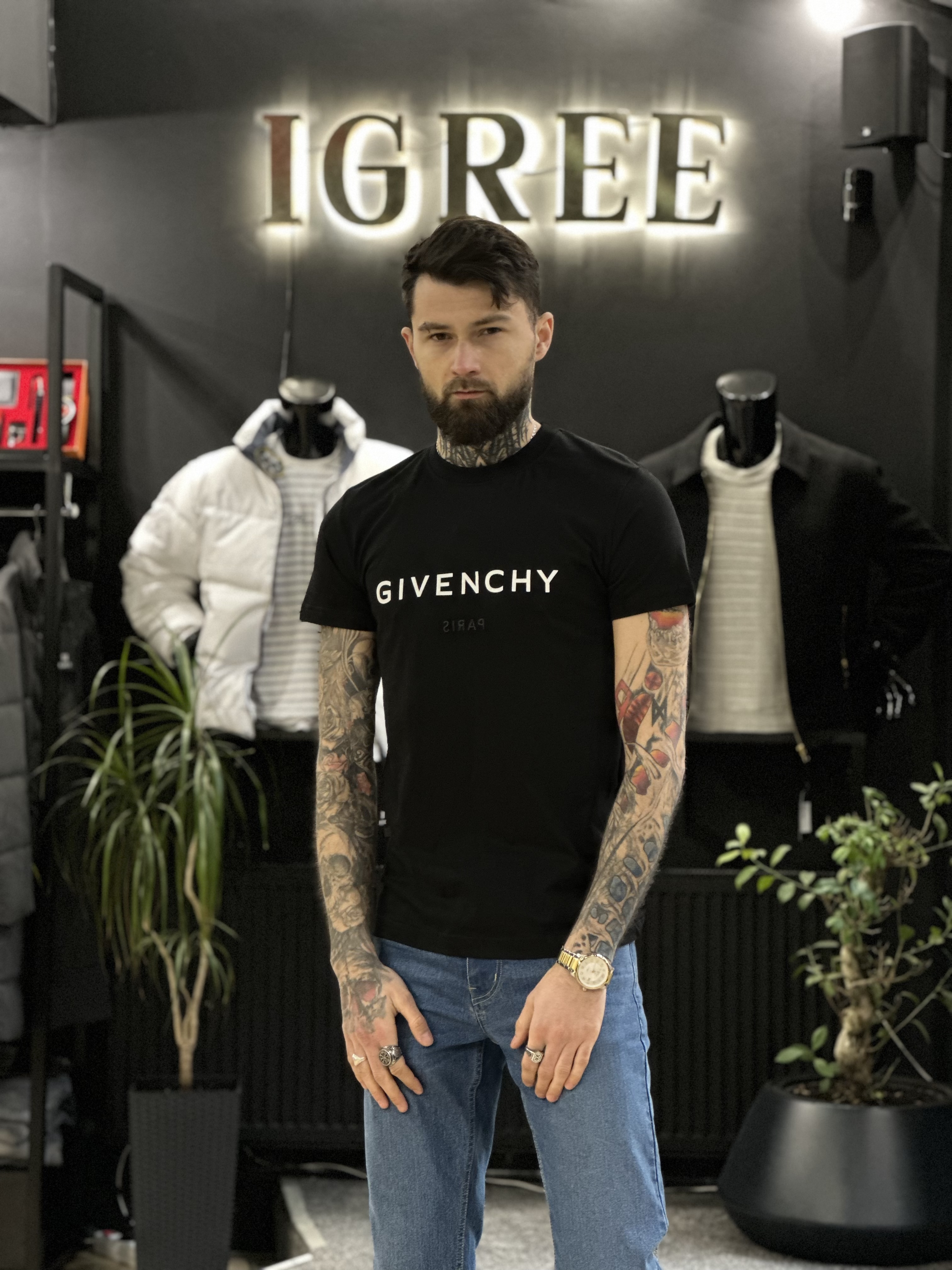 Брендова чоловіча футболка Givenchy black