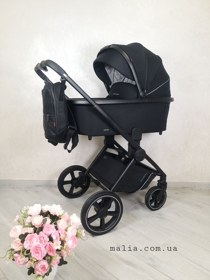 Коляска універсальна CARRELLO Ultimo матова рама 2 в 1 Sable Black  2024