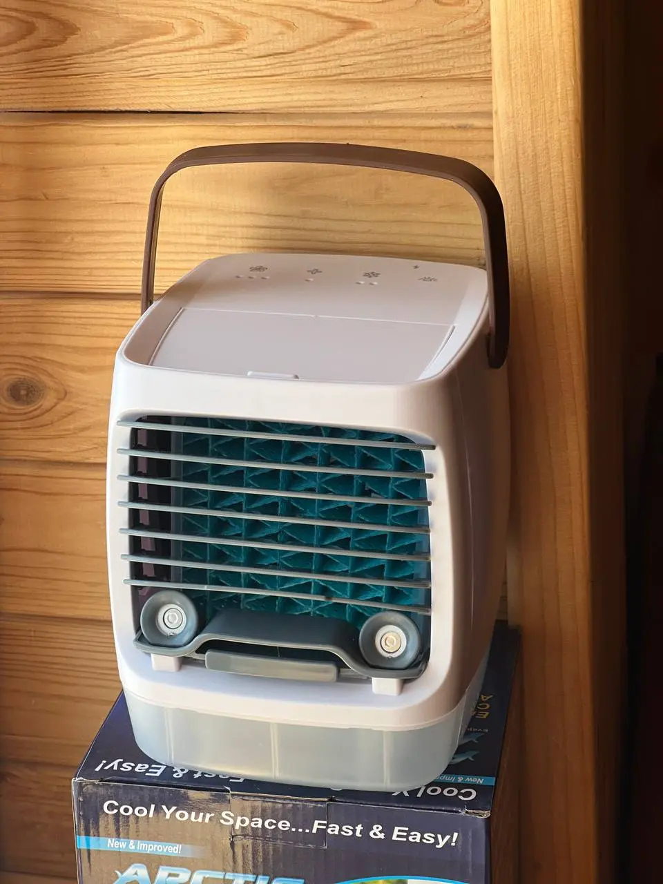 Портативний вентилятор USB з водяним охолодженням, розпилювач, Arctic air cooler AND XL-1375, зволожувач