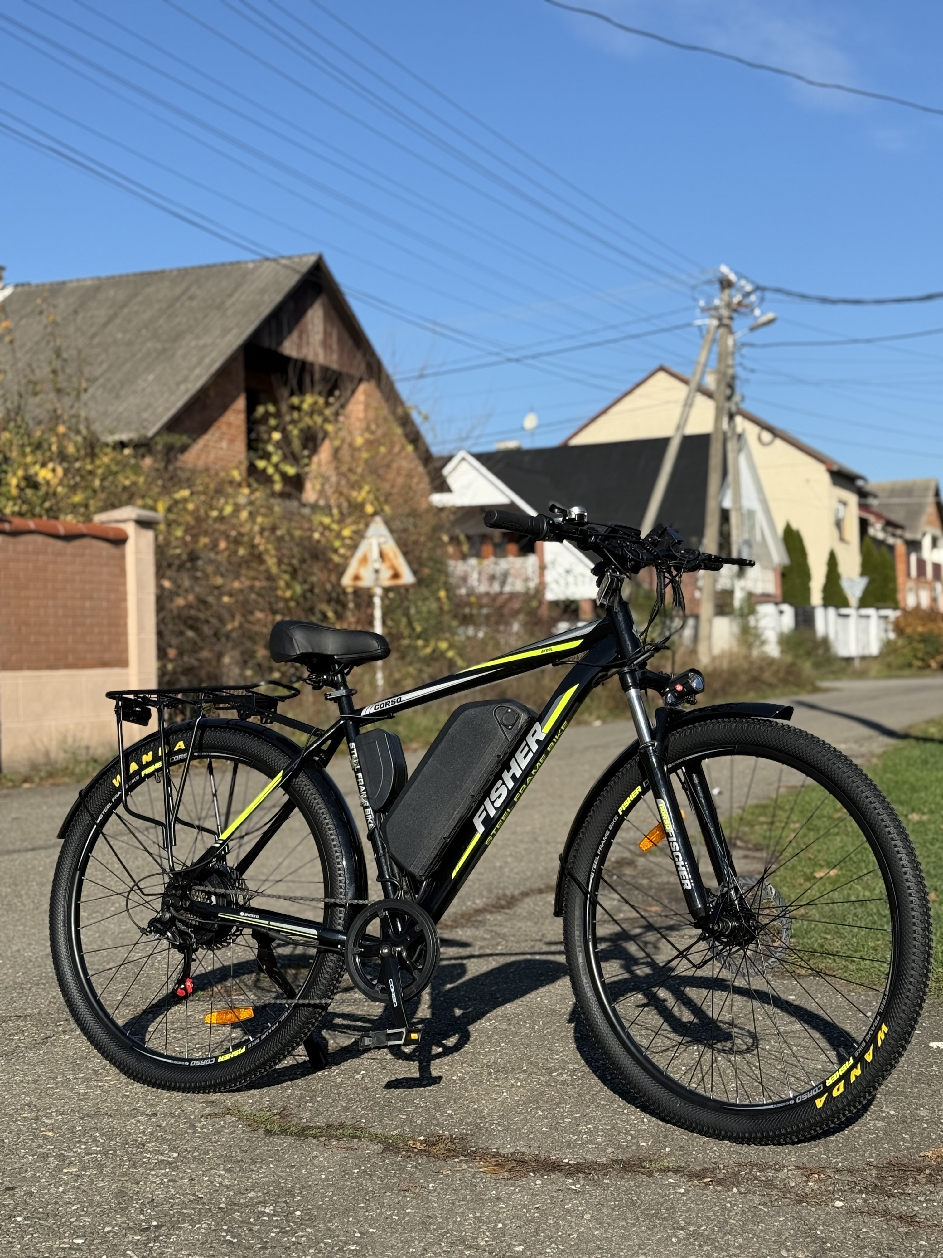 Електровелосипед Corso «Fisher» 29" дюймів FH-51173 (1) сталева рама 21", двигун 600W, акумулятор. 48V20Ah,