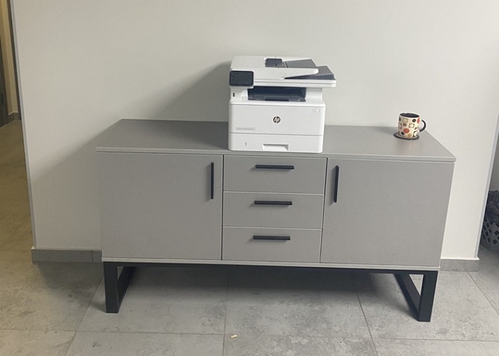 Тумба офісна під принтер, тумба офісна для документів, тумба офісна Лофт 1200/400/650 мм.