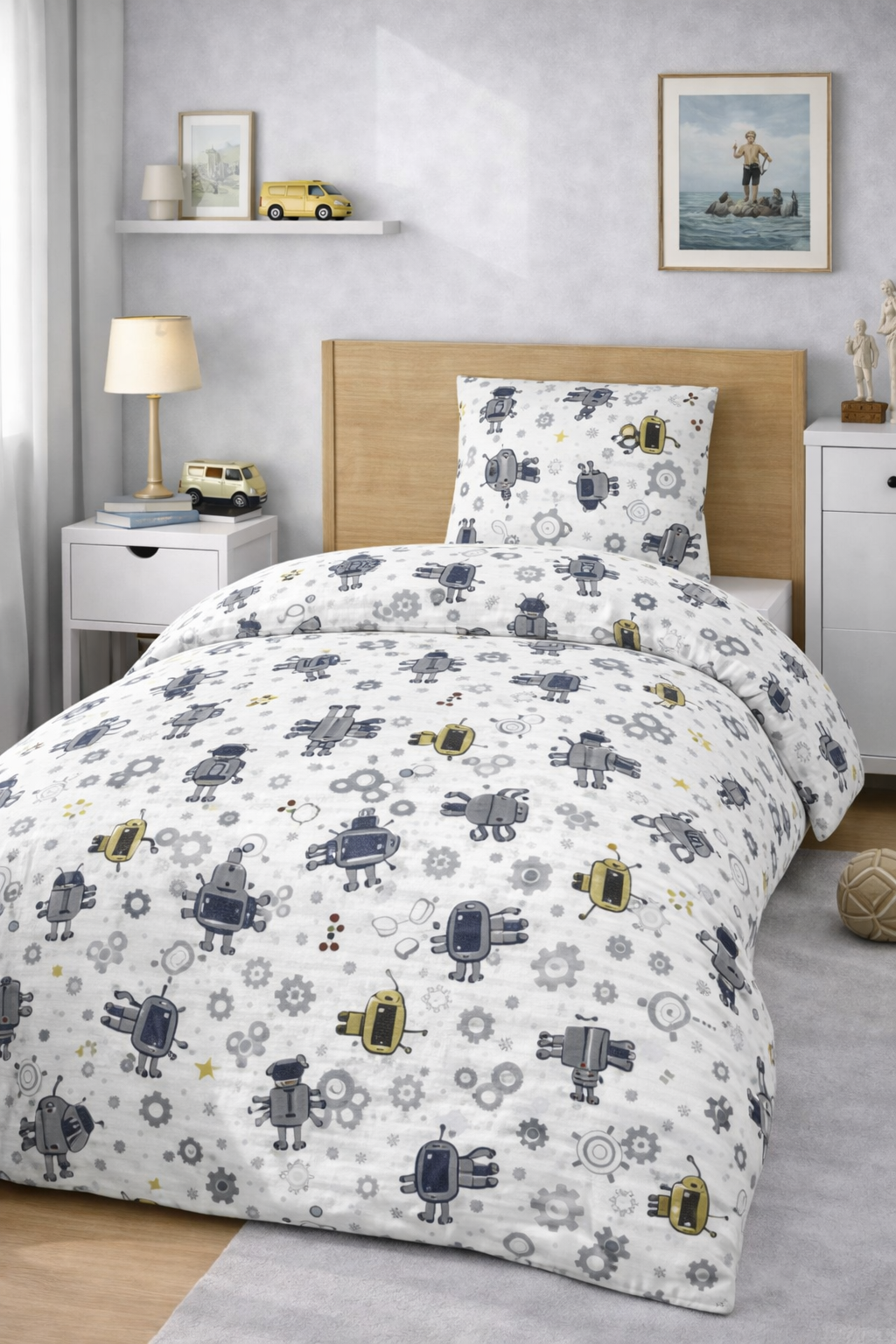 Постільна білизна для хлопчиків ранфорс прінт  