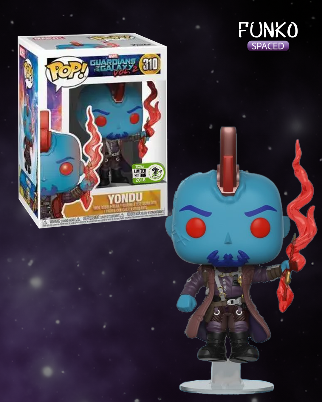 Фігурка Funko Pop Marvel - Comic Con Yondu | Фанко Поп Марвел - Комік Кон Йонду #310