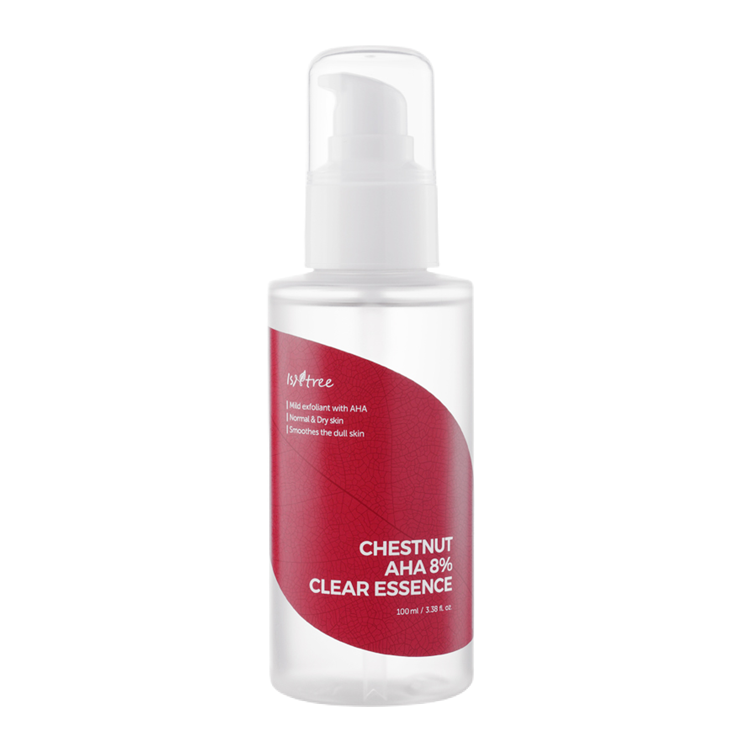 Есенція оновлююча з AHA кислотою і екстрактом каштану Isntree Chestnut AHA 8% Clear Essence 100 ml