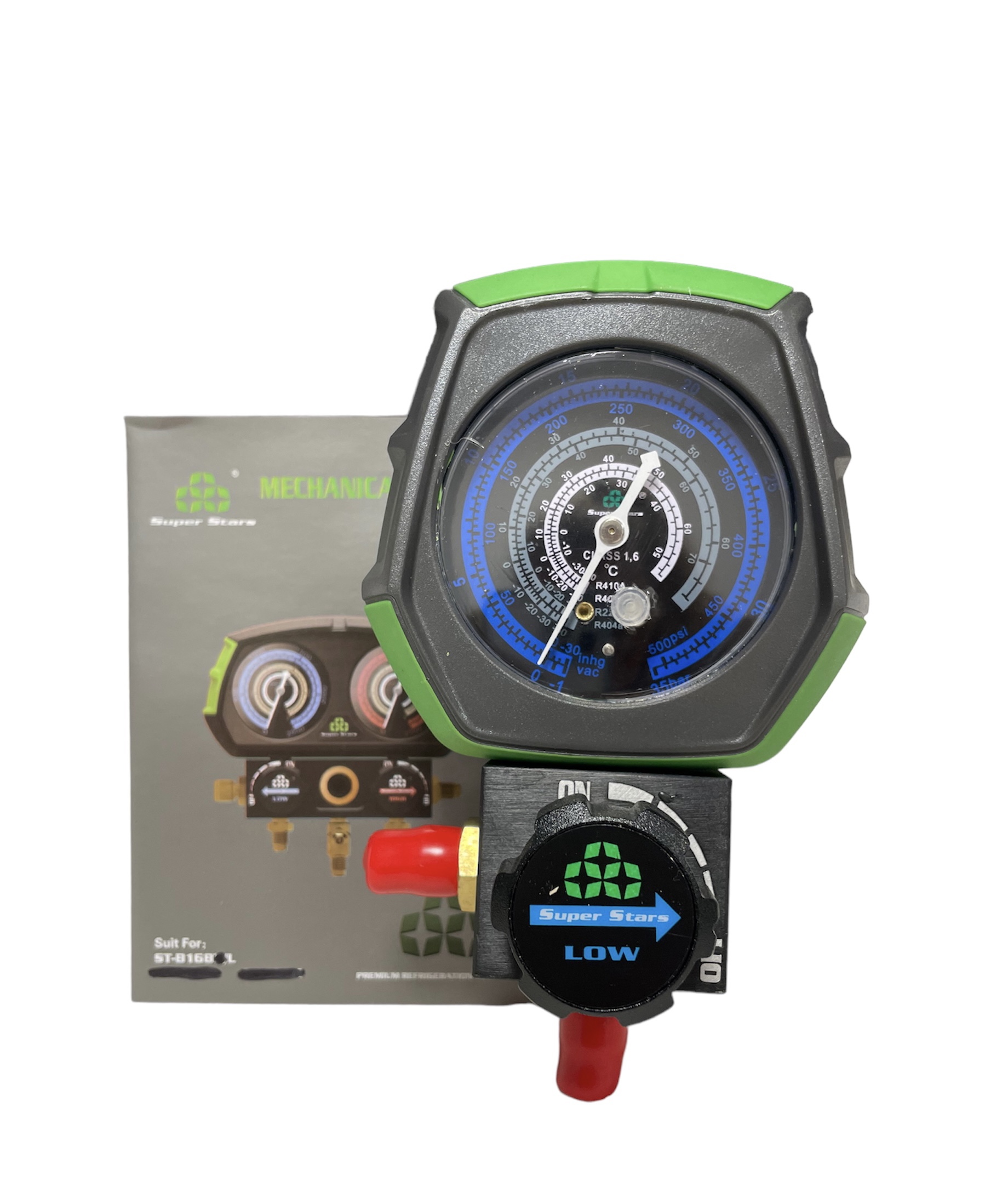 ST B 168 L Манометричний одновентильний колектор R404а / R22 /  R410а / 407а