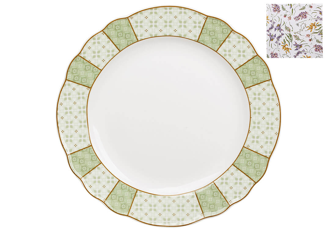 Wisteria Garden, Тарілка порцелянова