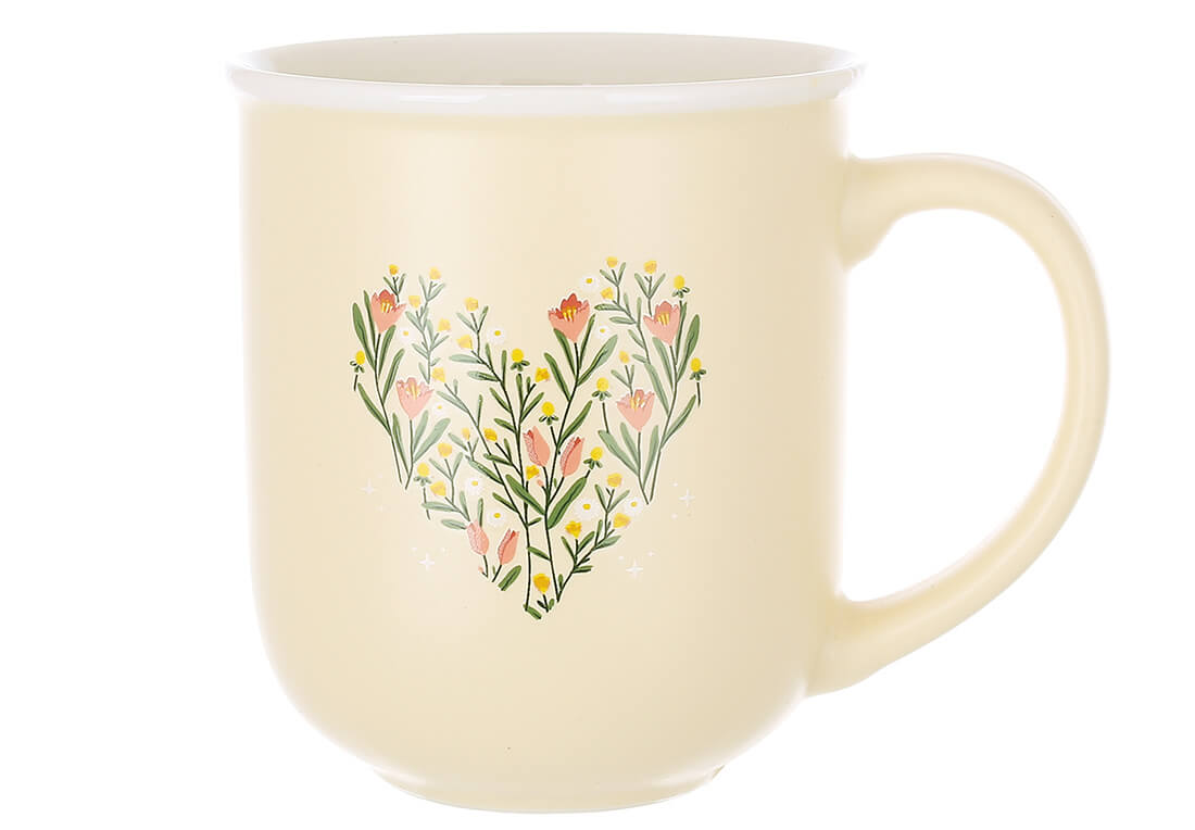 Кухоль порцеляновий 400мл Heart