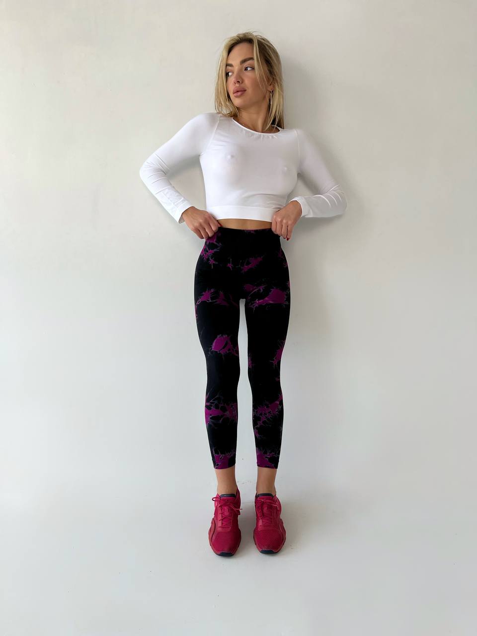 Легінси мармурові Push up 