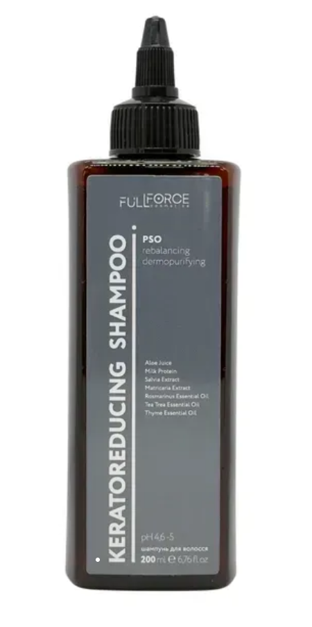 Кератолітичний шампунь при псоріазі та екземі PSO REBALANCING DERMOPURIFYING KERATOREDUCING SHAMPOO, 200 ml