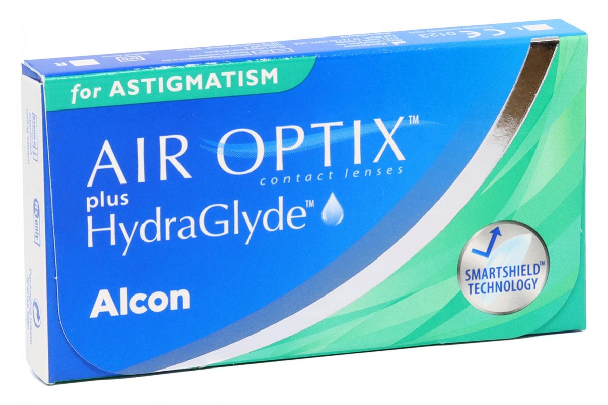Контактні лінзи Air Optix plus HydraGlyde for Astigmatism (3 шт.)