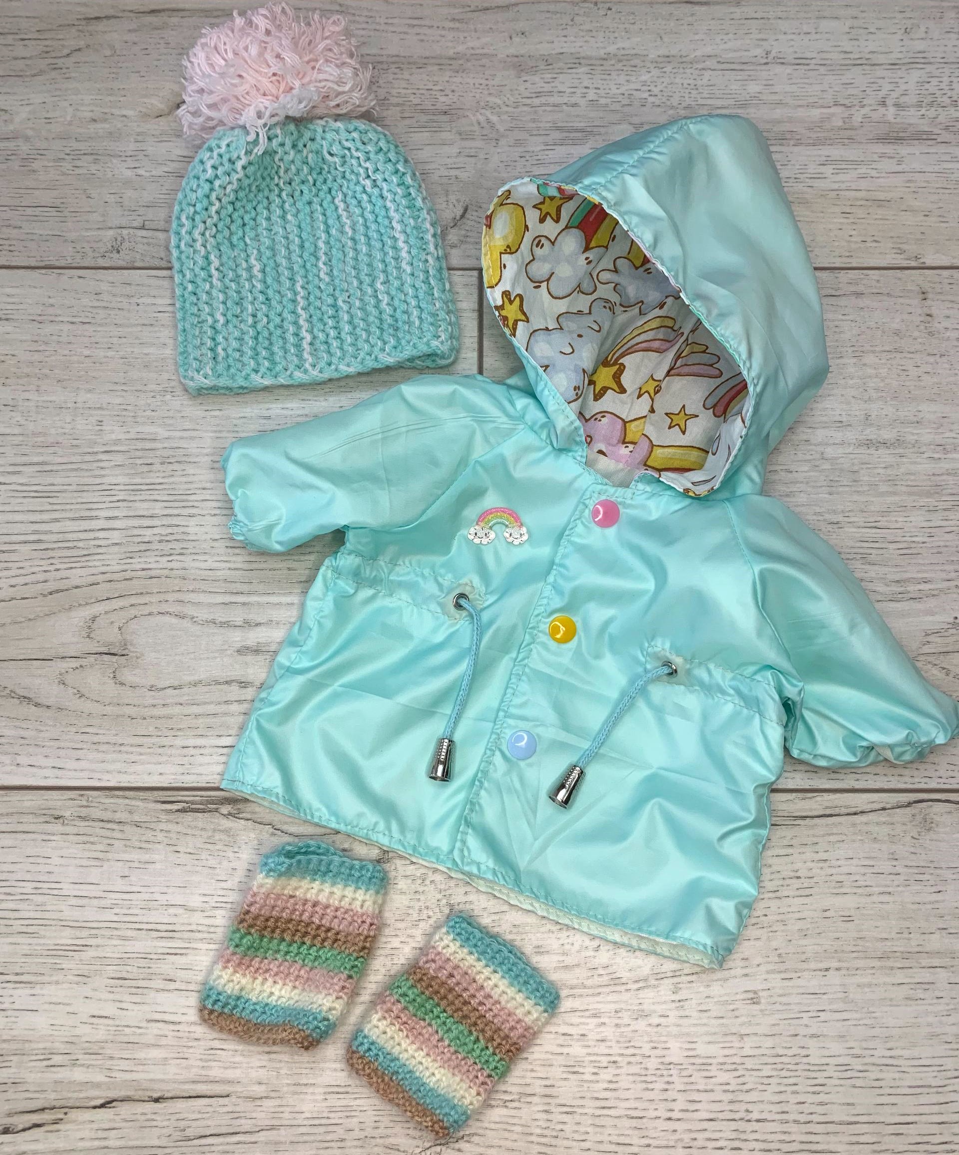 Плащ для Baby Born 43см, дощовик з принтом Little Pony