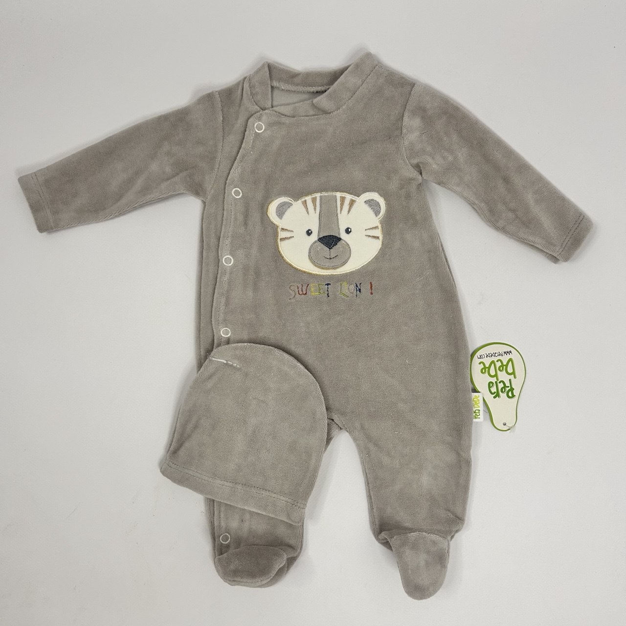 Чоловічок з шапочкою велюр 56,62,68